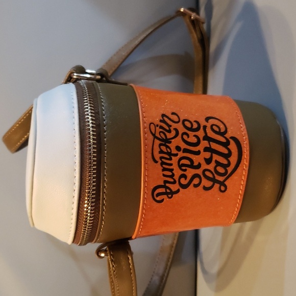 Pumpkin Spice Latte shaped purse NEW - Picture 2 of 5